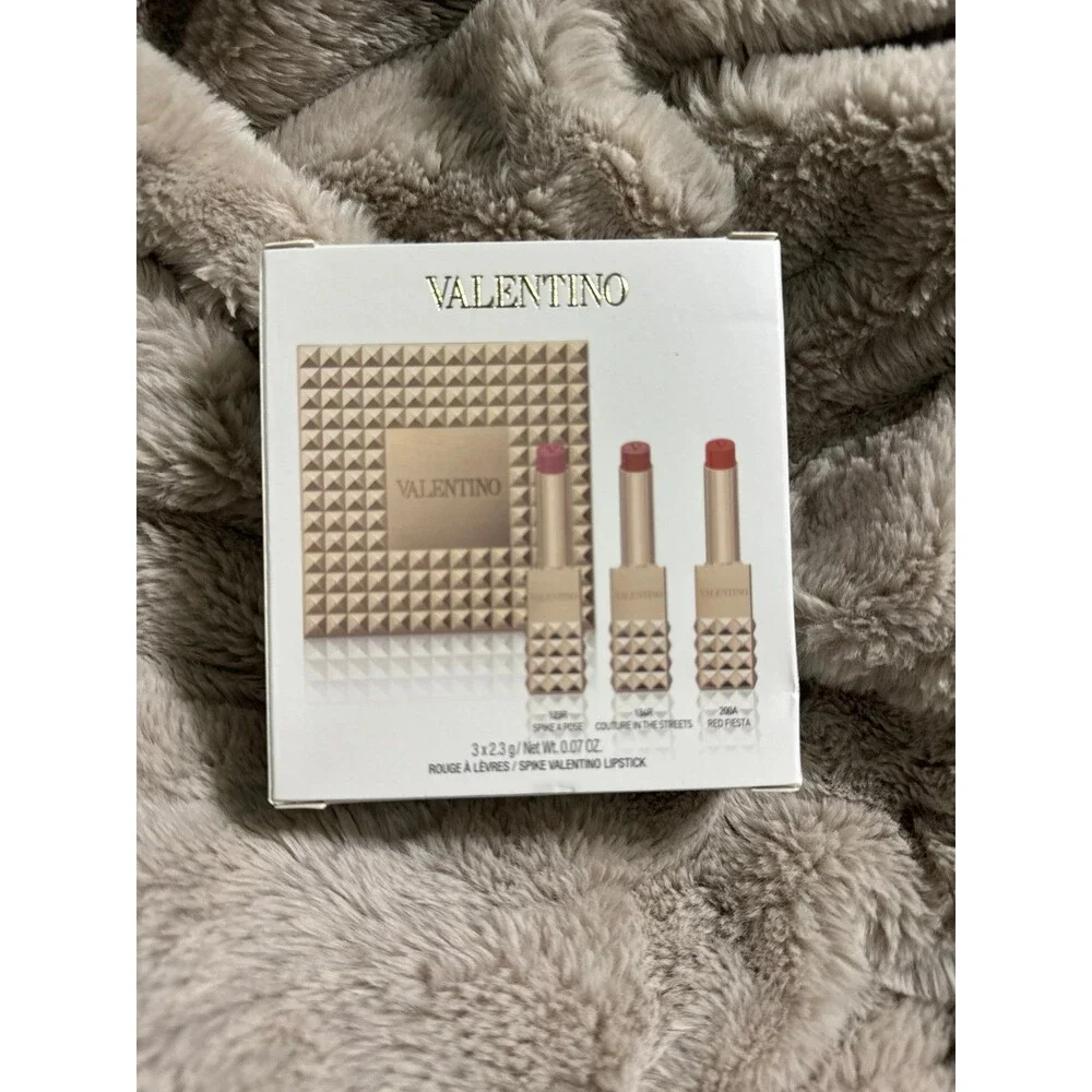 Valentino Spike Buttery Matte Lipstick Trio